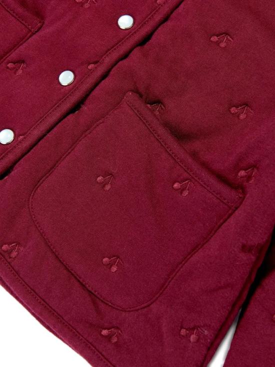 25FW [키즈] 봉쁘앙 가디건 W05GJAK00001 153 GRAPES RED - BONPOINT