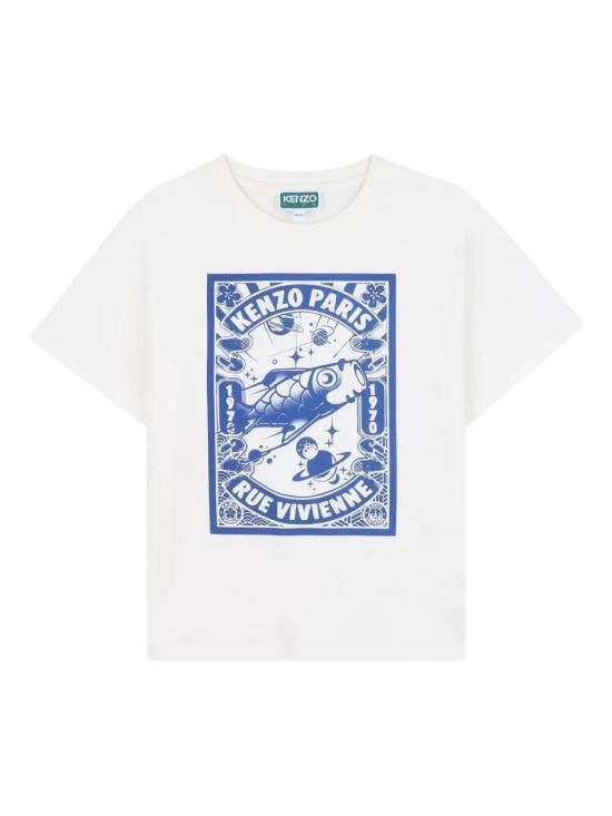 25FW [키즈] 겐조 티셔츠 K61443 BIANCO SPORCO