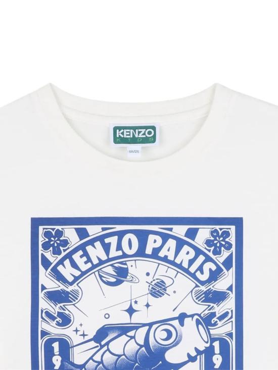 25FW [키즈] 겐조 티셔츠 K61443 BIANCO SPORCO - KENZO