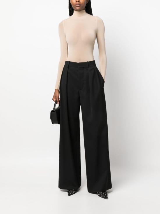 25FW 월포드 바디수트 티셔츠 78313 4816 Beige - WOLFORD