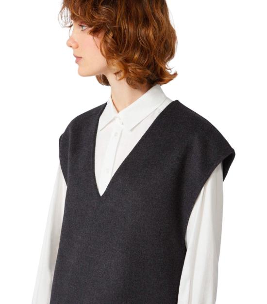 25FW 위켄드막스마라 숏 원피스 2525226013600 061 38 Grey - WEEKEND MAX MARA