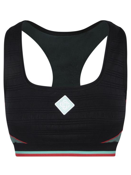 26FW 카사블랑카 민소매 티셔츠 WPF25ACT 029 01 Black