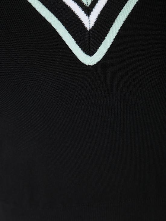 26FW 카사블랑카 탑 WPF25KW 1018 01 Black - CASABLANCA