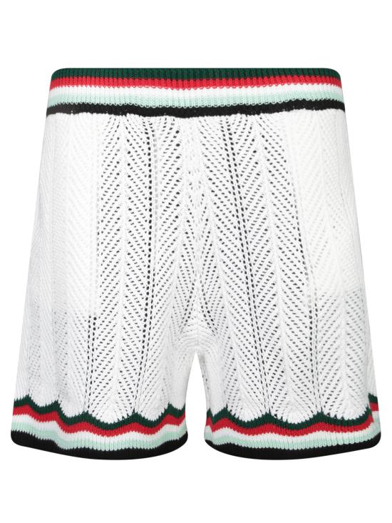 26FW 카사블랑카 숏팬츠 MPF25KW101 01 White