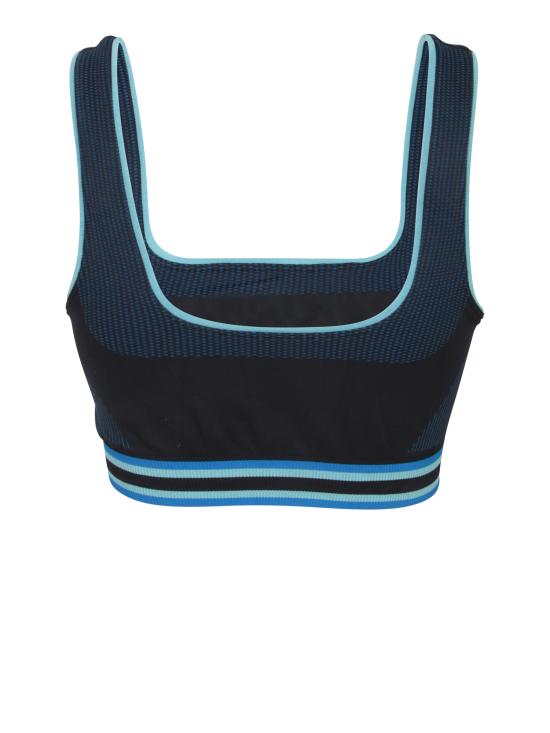 26FW 카사블랑카 탑 WAW25ACT 051 01 Blue - CASABLANCA