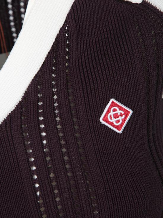 26FW 카사블랑카 숏 원피스 WAW25KW 1078 01 Purple - CASABLANCA