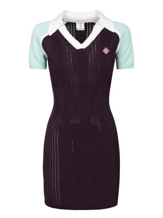 26FW 카사블랑카 숏 원피스 WAW25KW 1078 01 Purple