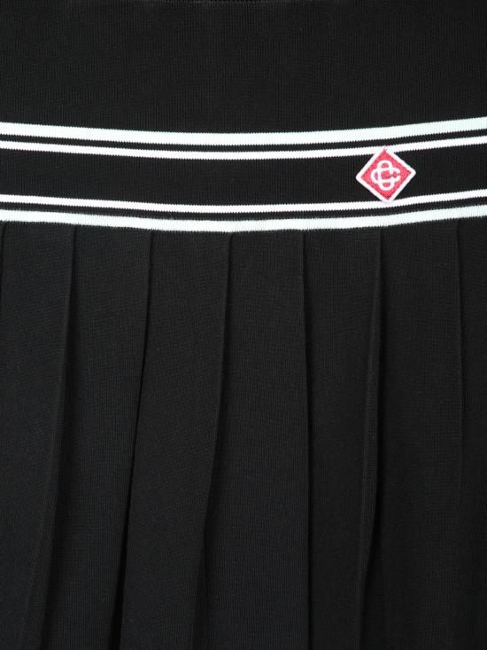 26FW 카사블랑카 스커트 WPF25KW 1027 01 Black - CASABLANCA