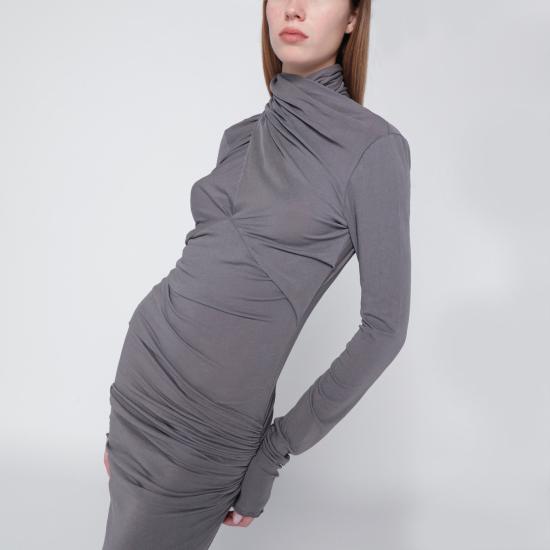 25FW 엔타이어 스튜디오 롱 원피스 ESW W25 6027CO Grey - ENTIRE STUDIOS