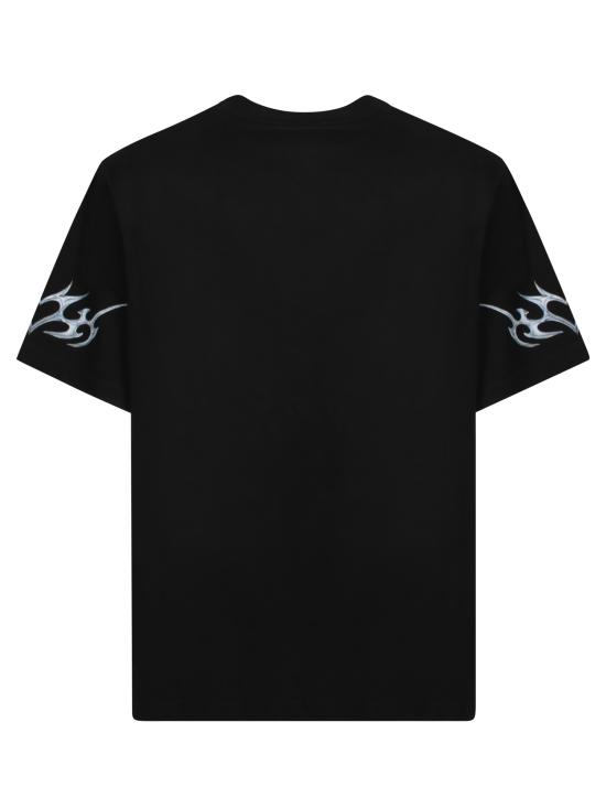 26FW 카사블랑카 반팔 티셔츠 MAW25JTS 044 05 Black - CASABLANCA