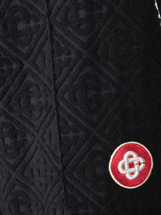 26FW 카사블랑카 트레이닝/조거 팬츠 MPF25JTR 270 01 Black - CASABLANCA