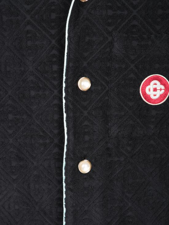 26FW 카사블랑카 셔츠 MPF25SH 085 02 Black - CASABLANCA