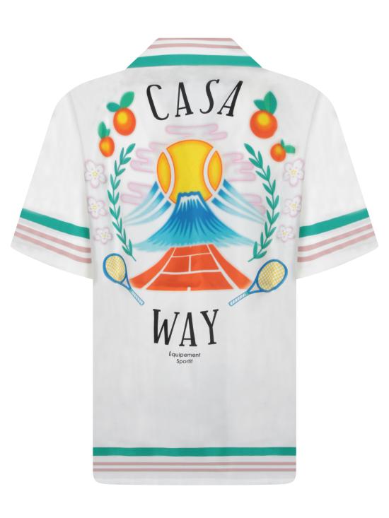 26FW 카사블랑카 셔츠 WPF25SH200 07 White - CASABLANCA