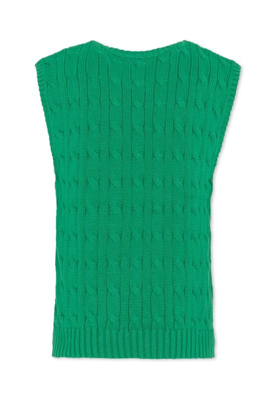 26SS [키즈] 랄프 로렌 니트 베스트 702300500 GREEN - RALPH LAUREN