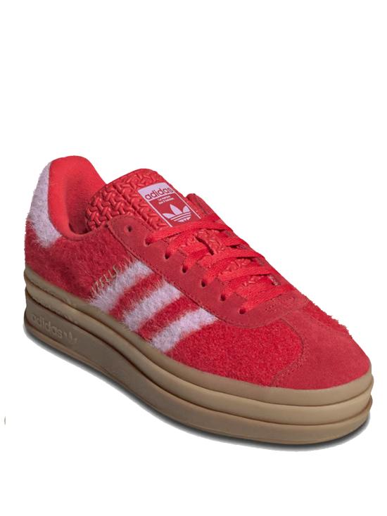 25FW 아디다스 가젤 볼드 스니커즈 JS3905 RED Red - ADIDAS