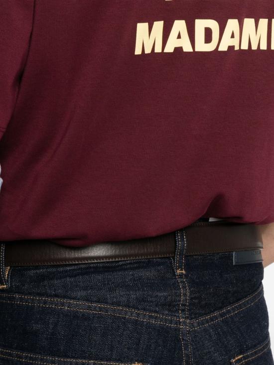 25FW 드롤드무슈 반팔 티셔츠 TS203CO002 WN Purple - DROLE DE MONSIEUR