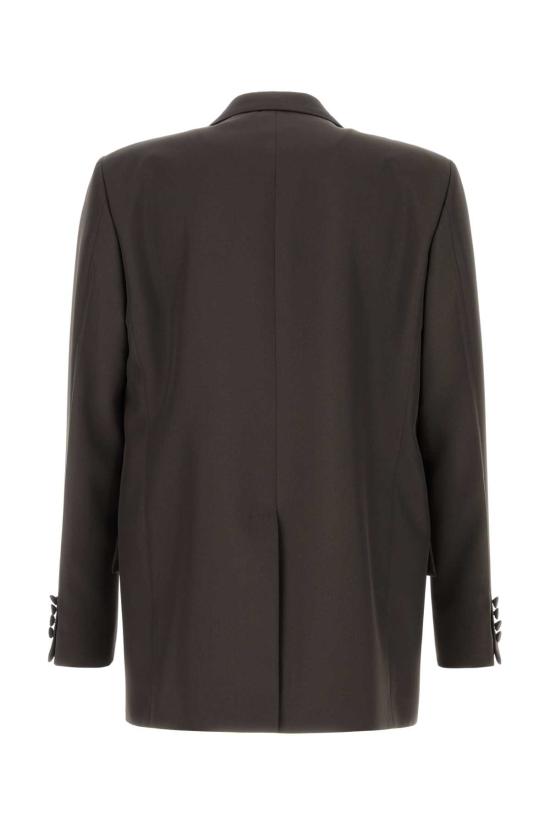 25FW 구찌 더블 브래스트 테크니컬 파나마 자켓 849881Z7AYA 2062 Brown - GUCCI