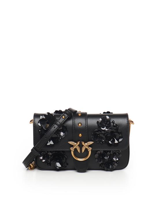 25FW 핑코 숄더백 105353 A2WGZ99Q Black