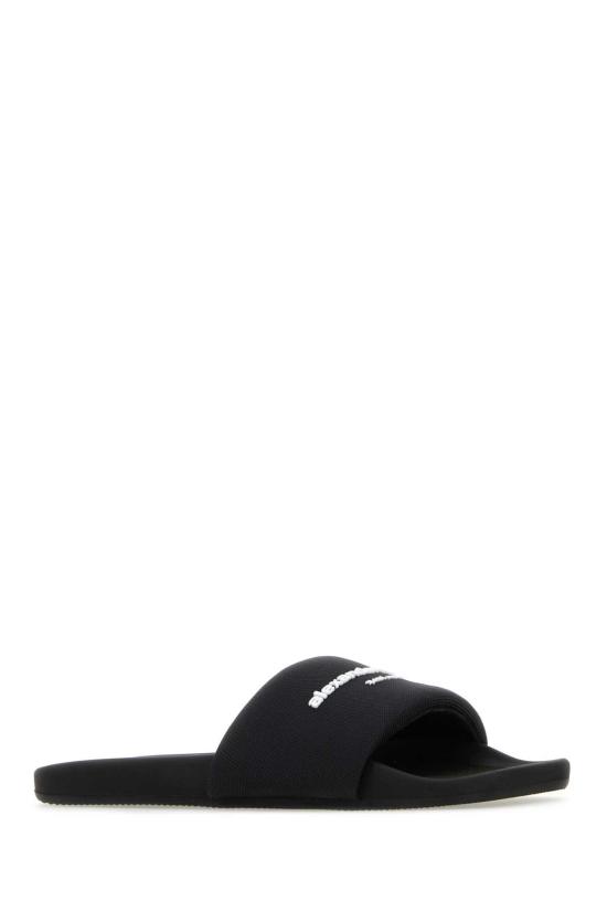 26SS 알렉산더 왕 뮬/슬리퍼 30221S059 001 Black - ALEXANDER WANG