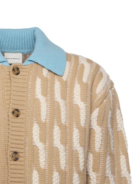 25FW 드롤드무슈 스웨터 ICA157WO018 OW Beige - DROLE DE MONSIEUR