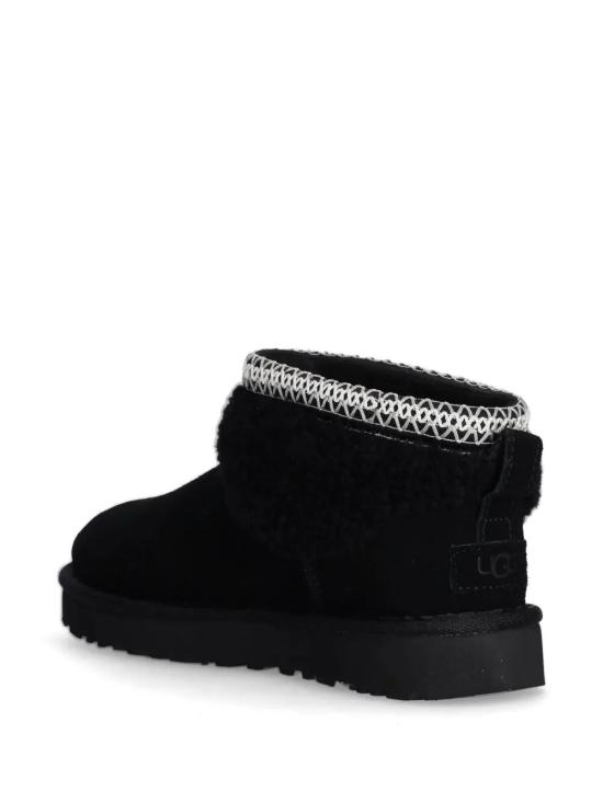 25FW 어그 클래식 울트라 미니 맥시 컬리 부츠 1158263 097 BLACK - UGG