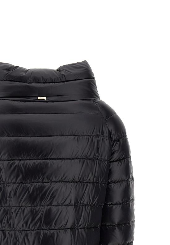 25FW 에르노 소피아 레귤러 핏 케이프 다운 자켓 PI0046DIC 12017Z9300 Black - HERNO