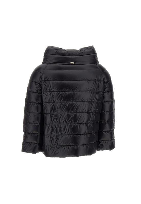 25FW 에르노 소피아 레귤러 핏 케이프 다운 자켓 PI0046DIC 12017Z9300 Black - HERNO