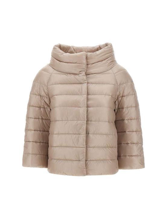 25FW 에르노 소피아 레귤러 핏 케이프 다운 자켓 PI0046DIC 12017Z1985 Beige - HERNO