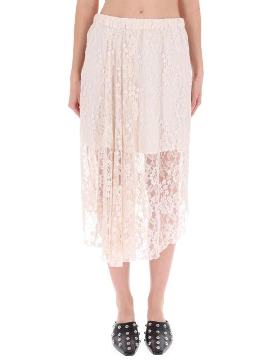 25FW 바움 운드 페르드가르텐 미디 스커트 24404 C1138 WHITE