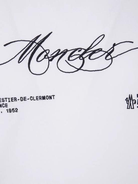 25FW 몽클레어 반팔 티셔츠 K2 091 8C000 12 89AUG 00A WHITE - MONCLER