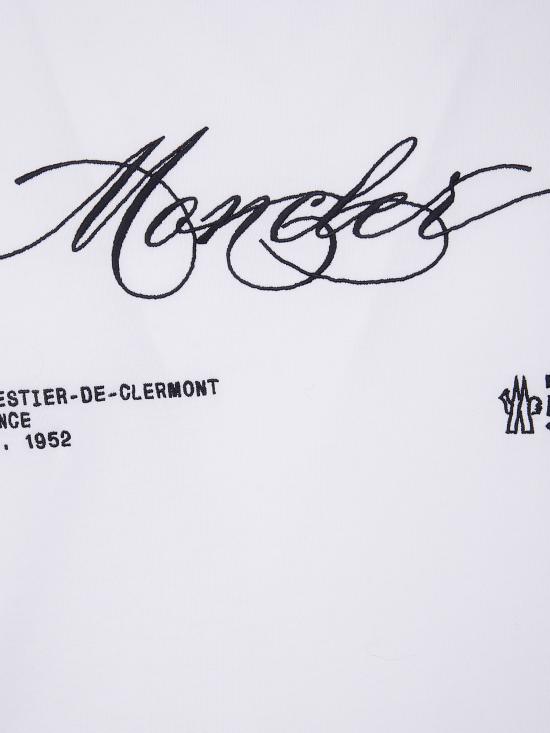25FW 몽클레어 반팔 티셔츠 K2 091 8C000 12 89AUG 00A WHITE - MONCLER