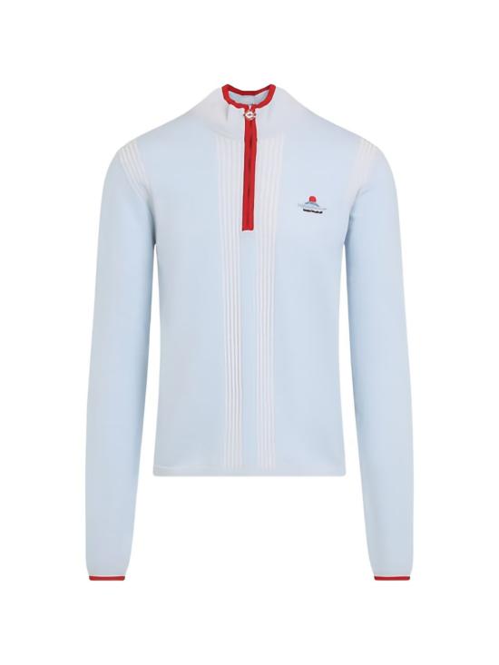 25FW 카사블랑카 스웨터 KW 105301 Blue - CASABLANCA