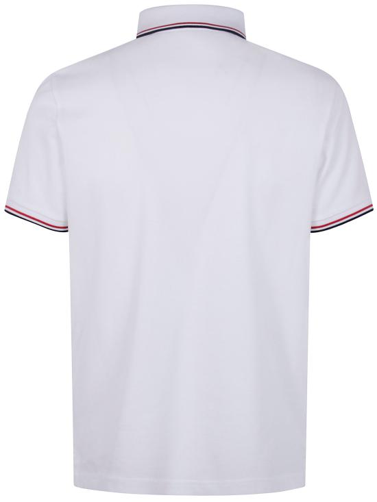 25FW 몽클레어 폴로 티셔츠 K2 091 8A703 00 84556 001 WHITE - MONCLER