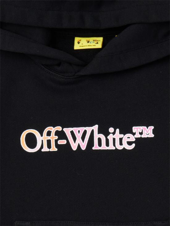 25FW [키즈] 오프화이트 원피스 OGDF003K F25FLE0011084 BLACK - OFF WHITE