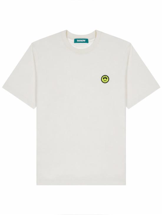 26FW 바로우 반팔 티셔츠 F5BWUATH059 002 WHITE