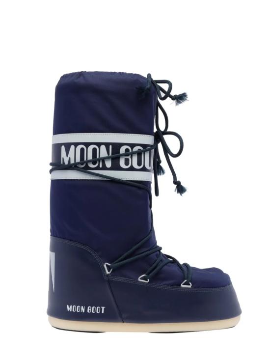 25FW [키즈] 문부츠 아이콘 나일론 부츠 1400440 095 BLUE - MOON BOOT