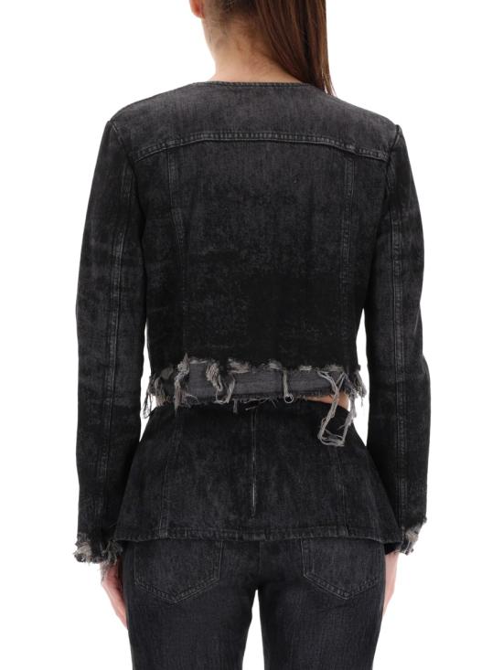 25FW 디젤 자켓 A21616 007DB02 BLACK - DIESEL