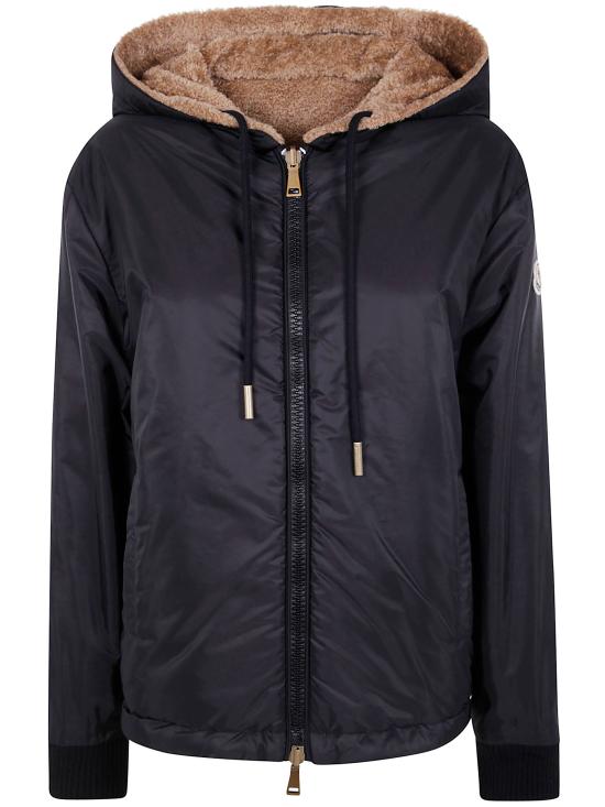 25FW 몽클레어 테디 플리스 후드 집업 자켓 K2 093 8G000 16 89AOF P29 CAMEL BLACK - MONCLER