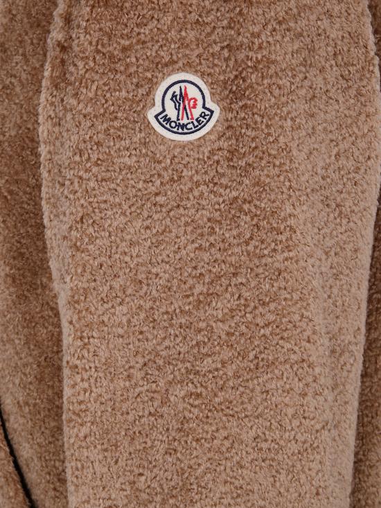 25FW 몽클레어 테디 플리스 후드 집업 자켓 K2 093 8G000 16 89AOF P29 CAMEL BLACK - MONCLER