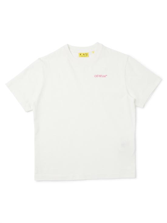 25FW [키즈] 오프화이트 티셔츠 OG2B001K F25JER0018484 MULTICOLOUR - OFF WHITE