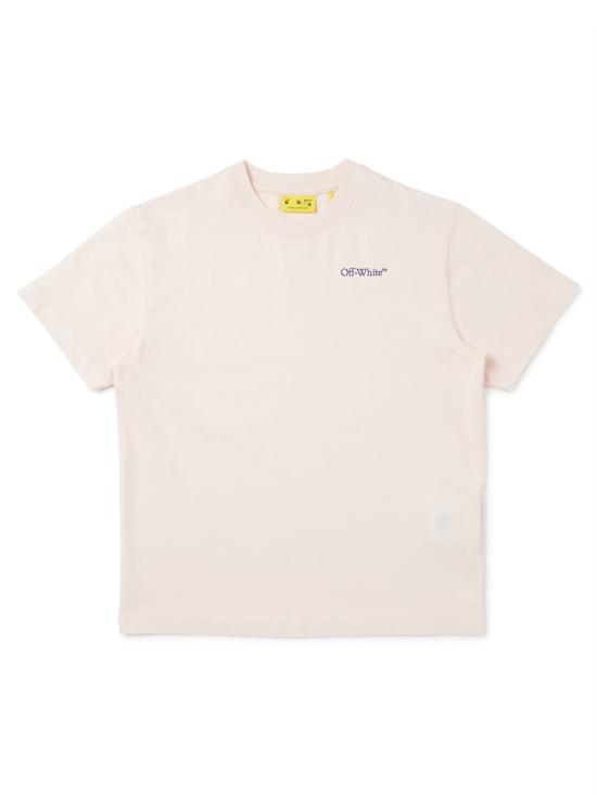 25FW [키즈] 오프화이트 티셔츠 OG2B001K F25JER0018484 MULTICOLOUR - OFF WHITE