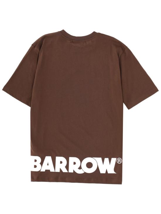26SS 바로우 반팔 티셔츠 F5BWUATH059 308 BROWN - BARROW