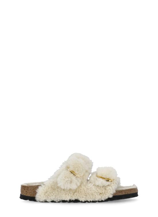 25FW 버켄스탁 샌들 1023130 ARIZONA BIG BUCKLE SHEARLINGEG Ivory