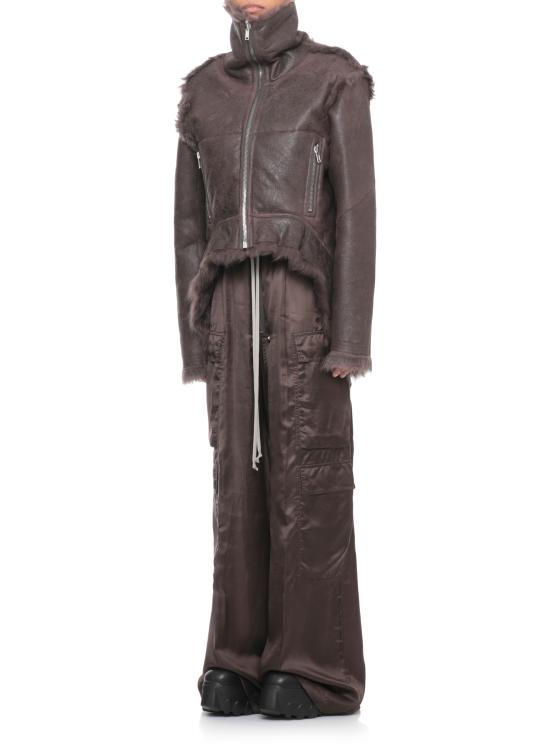 25FW 릭 오웬스 가죽 자켓 RP02E4722 LSHTR78 Brown - RICK OWENS