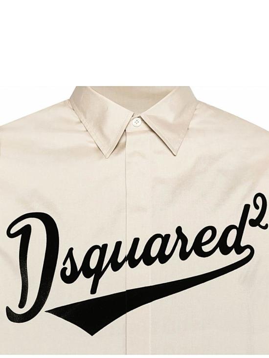 25SS 디스퀘어드2 폴로 티셔츠 S74DM0915 S4413 Beige - DSQUARED2