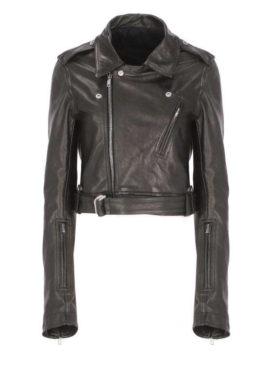 25FW 릭 오웬스 가죽 자켓 RP02E4766 LNV09 Black