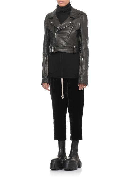 25FW 릭 오웬스 가죽 자켓 RP02E4766 LNV09 Black - RICK OWENS