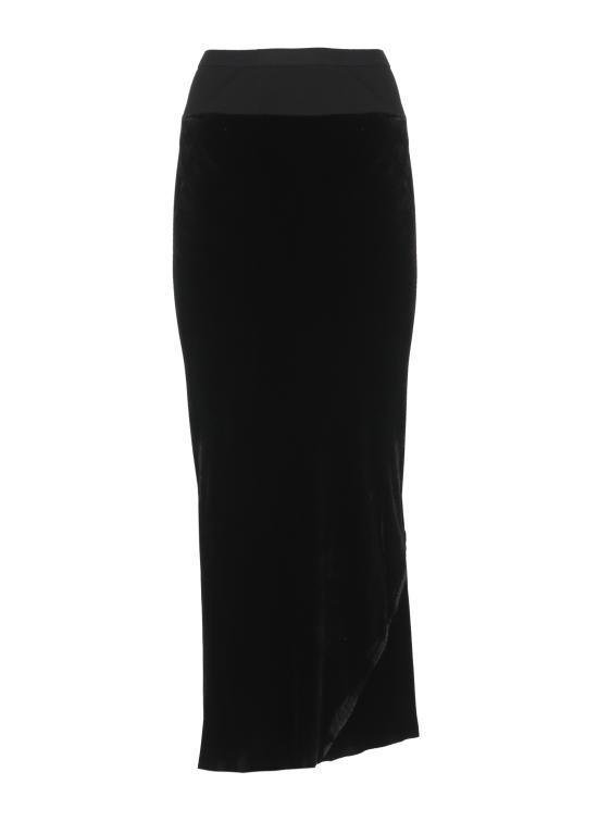 25FW 릭 오웬스 미디 스커트 RP02E4334 V09 Black