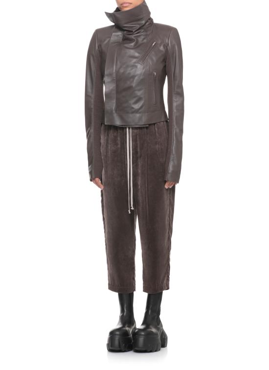25FW 릭 오웬스 가죽 자켓 RP02E4708 LBY78 Brown - RICK OWENS