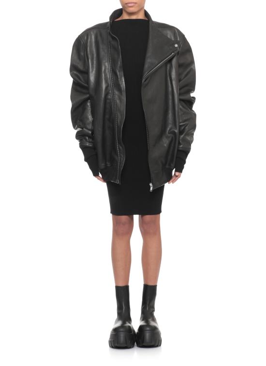 25FW 릭 오웬스 미디 원피스 RP02E4616 RIBVI09 Black - RICK OWENS